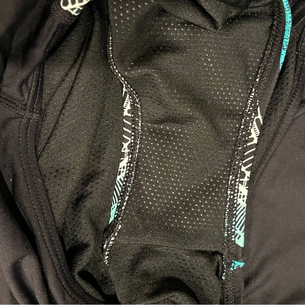 Beach House Sport Swimsuit Black Green Surfer Long Sleeve One Piece Girls 12